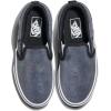 Vans Unisex-Child Asher Slip-on Shoe(Shimmer Black)