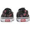 Vans Unisex-Child Asher V Slip-on Shoe(Dark Floral Black)