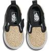 Vans Unisex-Child Asher V Slip-on Shoe(Leopard Black)