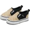 Vans Unisex-Child Asher V Slip-on Shoe(Leopard Black)