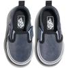 Vans Unisex-Child Asher V Slip-on Shoe(Shimmer Black)
