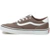 Vans Unisex-Child Brooklyn Ls Low Top Shoe(Canvas Deep Taupe)