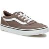 Vans Unisex-Child Brooklyn Ls Low Top Shoe(Canvas Deep Taupe)