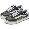 Vans Unisex-Child Brooklyn Ls Low Top Shoe(Tonal Check Faded Black)