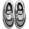 Vans Unisex-Child Brooklyn Ls Low Top Shoe(Tonal Check Pewter)