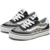 Vans Unisex-Child Brooklyn Ls Low Top Shoe(Tonal Check Pewter)
