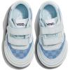 Vans Unisex-Child Brooklyn Ls V Low Top Shoe(Check Textile Dawn Mist)