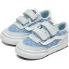 Vans Unisex-Child Brooklyn Ls V Low Top Shoe(Check Textile Dawn Mist)