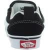 Vans Unisex-Child Knu Skool (Big Kid)(Black/True White)