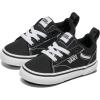Vans Unisex-Child Seldan Slip-on Shoe(Black/White)