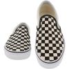 Vans Women’s Asher Adult Low Top Sneakers(Black/Off White/Checkerboard)