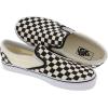 Vans Women’s Asher Adult Low Top Sneakers(Black/Off White/Checkerboard)