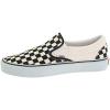 Vans Women’s Asher Adult Low Top Sneakers(Black/Off White/Checkerboard)