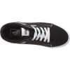 Vans Women’s Asher Adult Low Top Sneakers(Canvas Black White)