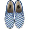 Vans Women’s Asher Adult Low Top Sneakers(Checkerboard Nebula Blue True White)