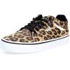 Vans Women’s Asher Adult Low Top Sneakers(Cheetah Black White)