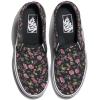 Vans Women’s Asher Adult Low Top Sneakers(Dark Floral Black)