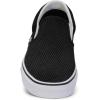 Vans Women’s Asher Adult Low Top Sneakers(Embossed Suede Black True White)