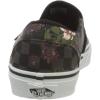 Vans Women’s Asher Adult Low Top Sneakers(Flowers Checks Black)