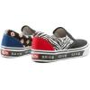 Vans Women’s Asher Adult Low Top Sneakers(Korean Typography Racing Red True Blue)