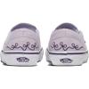 Vans Women’s Asher Adult Low Top Sneakers(Mono Embroidery Lilac Mist)