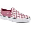 Vans Women’s Asher Adult Low Top Sneakers(Multicolour Checkerboard Heather Rose White Xwm)