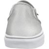 Vans Women’s Asher Adult Low Top Sneakers(Silver Textile Silver White)