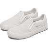 Vans Womens Asher Deluxe Slip-on Shoe(Mono Perf Blanc De Blanc)
