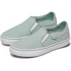Vans Womens Asher Deluxe Slip-on Shoe(Waffle Knit Gray Olive)