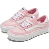 Vans Womens Brooklyn Ls Platform Shoe(Check Textile Coral Blush)