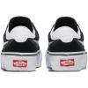 Vans Womens Brooklyn Ls Platform Shoe(Suede/Canvas Black/White)