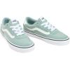 Vans Womens Brooklyn Ls Shoe | Low-top Sneakers for Everyday Wear, Walking, Work & Fashion(Suede Canvas Iceberg Green)