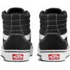 Vans Women’s Filmore Hi Shoe | High Top Sneakers for Fashion & Casual Everyday Wear, (Canvas) Black/White, 11