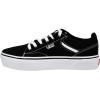 Vans Women’s Seldan Platform Sneakers(Canvas Black/White)