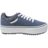 Vans Women’s Seldan Platform Sneakers(Suede Foil Vintage Indigo)