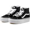 Vans Women’s UA SK8-Hi Tapered Stackform Sneakers(Black/True White)
