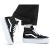 Vans Women’s UA SK8-Hi Tapered Stackform Sneakers(Black/True White)