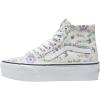 Vans Women’s UA SK8-Hi Tapered Stackform Sneakers(Pastel Floral Frosted Mint True White)