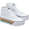 Vans Women’s UA SK8-Hi Tapered Stackform Sneakers(Rainbow)