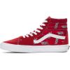 Vans Women’s UA SK8-Hi Tapered Stackform Sneakers(Vans Misprint Red White)