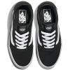 Vans Women’s Ward Low-Top Fashion Sneaker, Canvas Black/White, 9.5