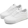 Vans Women’s Ward Platform Sneaker(Canvas White)