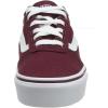 Vans Women’s Ward Platform Sneaker(Red Canvas Port Royale Jx5)
