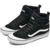 Vans mens Ashwood Hi Vansguard High-top Shoe(Suede Black/White)