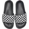 Vans mens Mte La Costa Slide-on Sandal(Checkerboard White/Black)