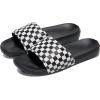 Vans mens Mte La Costa Slide-on Sandal(Checkerboard White/Black)