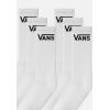 Vans unisex-adult Classics Crew Sock 6-pack(White)