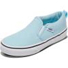 Vans Girls Asher Slip-on Shoe(Canvas Crystal Blue)