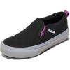 Vans Girls Asher Slip-on Shoe(Glow Sidewall Willowherb)