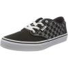 Checker Dot Black White